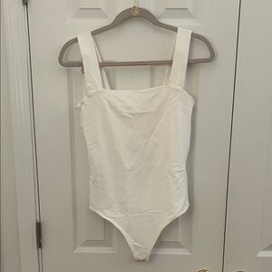 Abercrombie & Fitch Double-Layered Seamless Fabric Squareneck Bodysuit